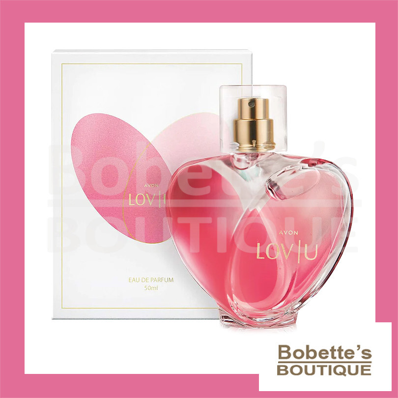 LOV U AVON Eau de Parfum pour Elle - Flacon vaporisateur 50 ML haut de gamme