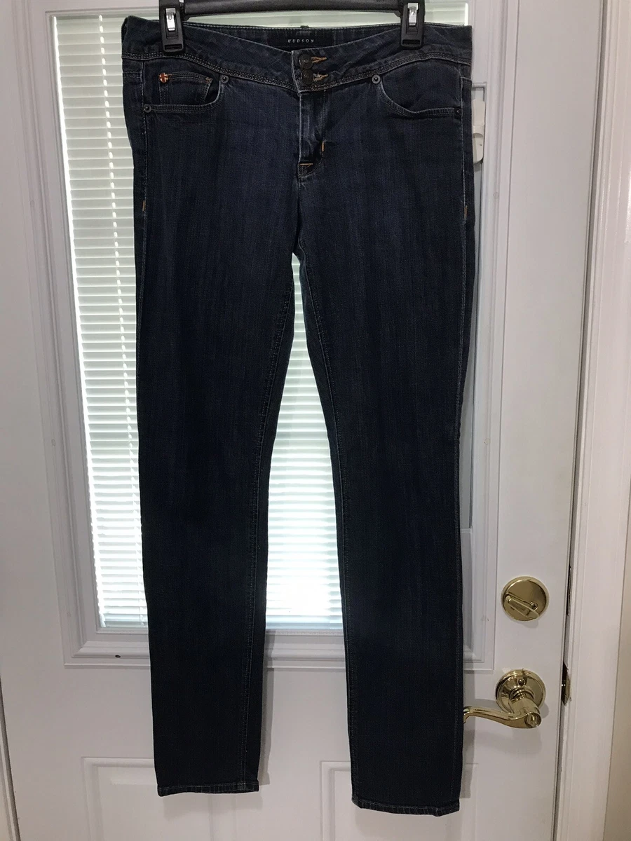 Hudson Women s 28 Skinny Stretch Dark Denim Jeans RN 107906 CA 00635