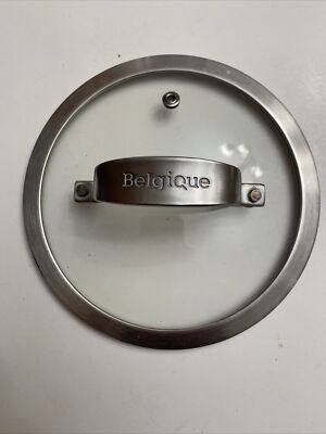 Belgique lid glass 5 7/8  ID 6 3/4  OD pot vented replacement part GLASS