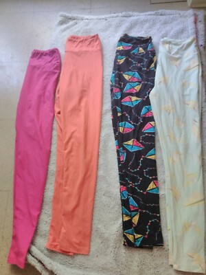 (4) Lularoe 90s Style Leggings One Size