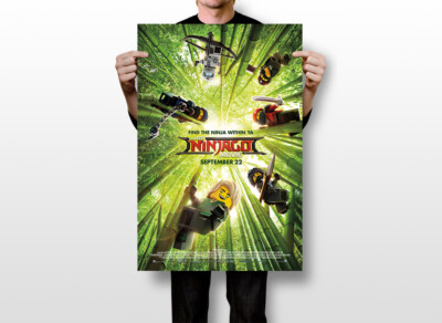 The Lego Ninjago Movie Art Wall Indoor Room Outdoor - POSTER 20x30