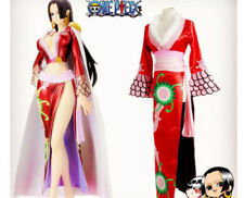 Hot!! Anime One Piece Boa Hancock Cosplay Costume@