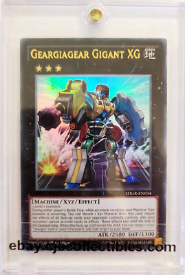 Yu-Gi-Oh! GEARGIAGEAR GIGANT XG SDGR-EN034 1st Edition Ultra Rare SD: GR  