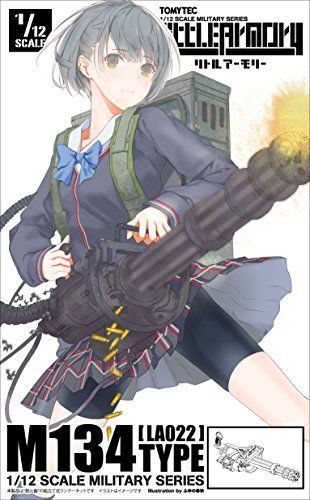 Tomytec 1/12 Little Armory (LA022) M134 Minigun Type Plastic Model
