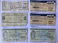 Miniassegni Anni 70: Lotto di 6 pezzi