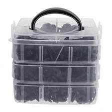 620Pcs Car Body Plastic Push Pin Rivet Fasteners Trim Panel Moulding Auto Clips