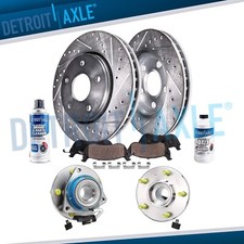 Front Drilled Rotors Wheel Bearing Hubs For Impala Monte Carlo Lesabre Aurora Front Drilled Rotors Wheel Bearing Hubs For Impala Monte Carlo Lesabre Aurora