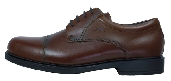 Fluchos Waldo: Zapatos de Vestir Hombre Marrón Piel F1097 Elegancia y Confort