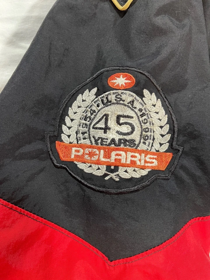 Rare Vintage Polaris 45th Year Patch Team Embroidered Jacket Size XL - Image 4 of 4