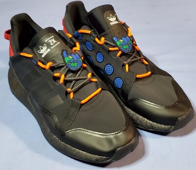 Adidas Men's Originals ZX 2K Boost Pure GY7912 Casual Shoes Black Sz 8.5
