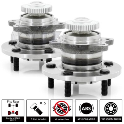 [REAR(Qty.2)] New Wheel Hub Assembly Replacement For 2006-2010 Hyundai Azera FWD
