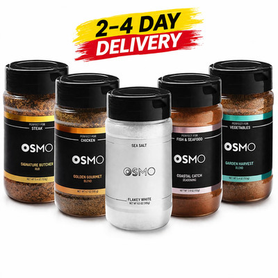 Seasonings and Sea Salt Bundle by Chef Nick Digiovanni, Flakey White Sea Salt, S
