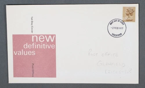 MayfairStamps Great Britain FDC 1977 50P New Definitive First Day Cover aax_6293