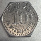 Kansas, Seneca Strathman’s Racket Store Good for 10¢ Aluminum Token 411697 — photo 2