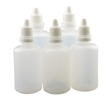 100ml 50ml Plastic Squeezable Dropper Bottles, 5pcs 3x50ml 2x100ml Empty Re...
