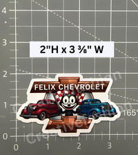 NEW Felix The Cat Classic Cars Vinyl Sticker 24