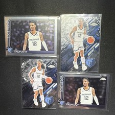 2025 Topps Chrome Ja Morant Memphis Grizzlies NBA Card Lot of 4