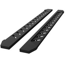 7" Textured Black HD Running Boards for 2015-2023 Ford F150 F250 F350 SuperCrew