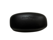 Salvatore Ferragamo Authenticated Eyeglass/Sunglass Case with Cleaning Cloth,