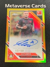 2025-26 Topps Chrome Bundesliga Aleix Garcia Auto Gold Refractor 13/50