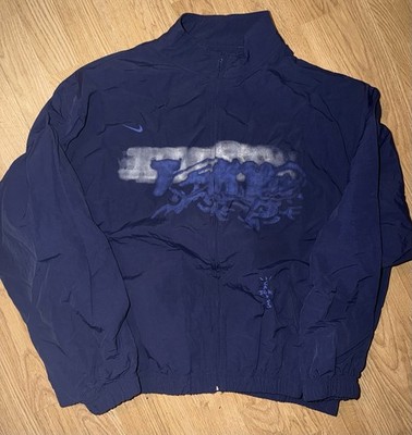 Nike Cactus Jack x Fragment x Nike Tokyo Windbreaker Jacke Blau Nylon Gr. L