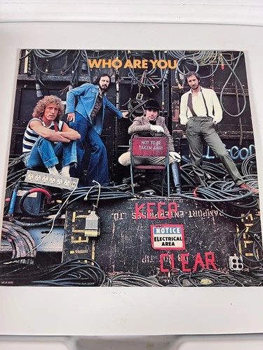 THE WHO Who Are You USED 1978 LP Keith Moon Final Vinyl Record MCA-3050