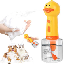 Dog Foaming Soap Dispenser, Automatic Electric Dog Shampoo Foamer Sprayer, Recha