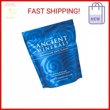 Ancient Minerals Magnesium Bath Flakes - Bathing Alternative to Epsom Salt - Soa