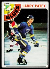 Larry Patey, 1978-79 Topps, #8, St. Louis Blues,