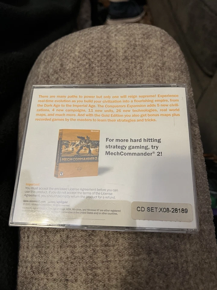 Age of Empires II: Gold Edition (PC CD-ROM 2001) Includes The Conquerors Disc - Image 2 of 2