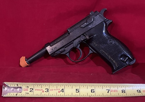VINTAGE DENIX #1081 AUTOMATIC PISTOL -WALTHER P38-REPLICA/PROP-LOOKS REAL-WORKS