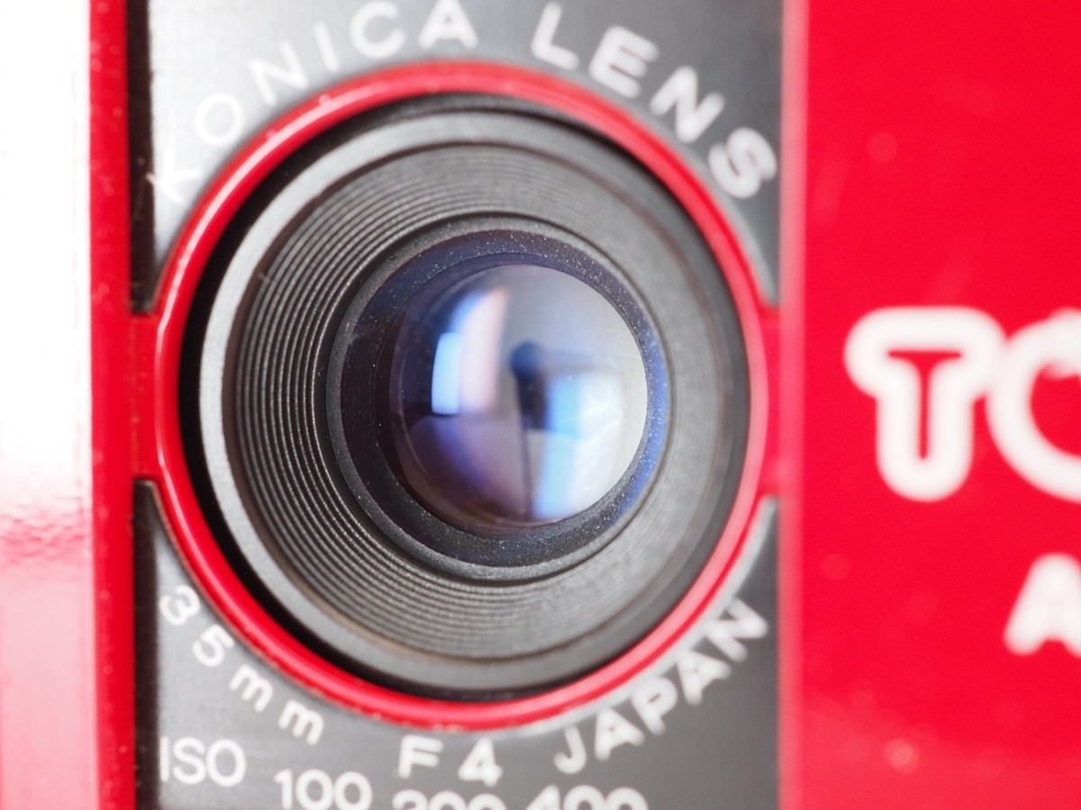 Konica Tomato Auto Date Red 35mm Film Camera From JAPAN #J167 | eBay