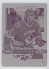 2017 Upper Deck Compendium Rookies Printing Plate Magenta 1/1 Evan McEneny 0c3