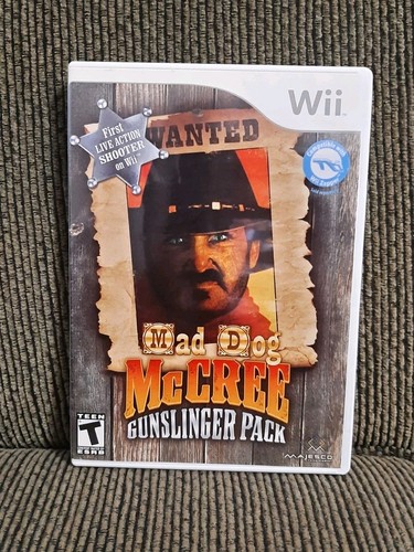 Mad Dog McCree: Gunslinger Pack Nintendo Wii CIB 5