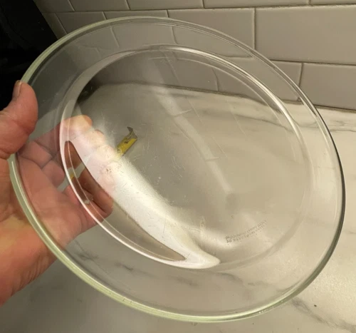 VTG Pyrex # 212 Clear Glass 12” Pizza Pan Baking Dish Serving Platter Plate Dish