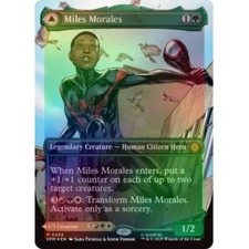 Miles Morales [Borderless Foil] #234 Prices | Magic Marvel Spider