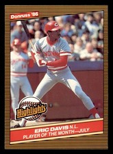 1986 Donruss Highlights - CINCINNATI REDS Team Set