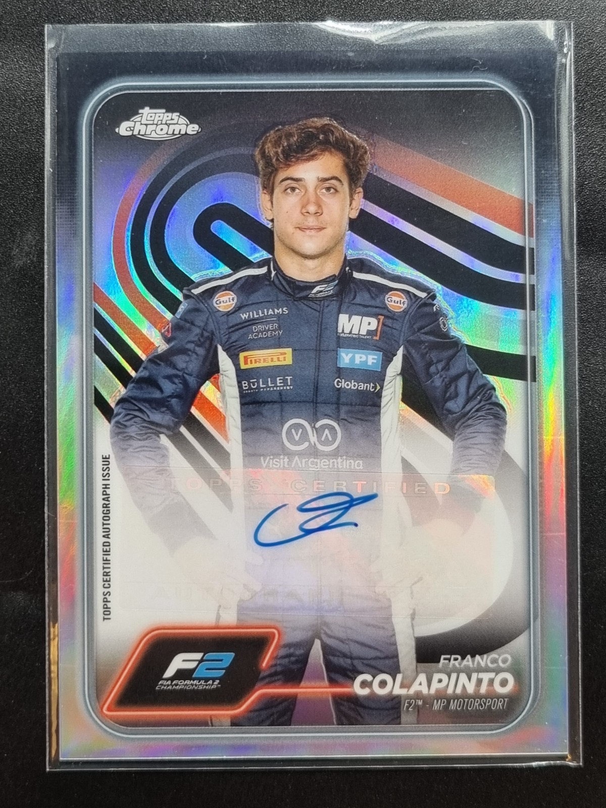 Franco Colapinto 2024 Topps Chrome Formula 1 #CAC-COL  AUTO AUTOGRAPH  #95787