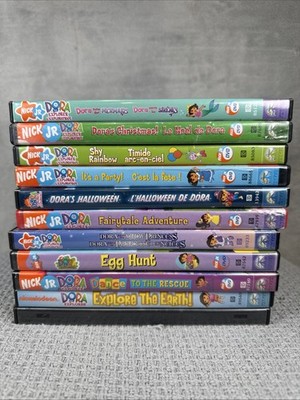 Dora The Explorer DVD Lot- 11 Movies-Assorted Titles Nick Jr Nickelodeon