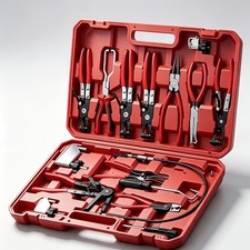 16pcs Hose Clamp Pliers Set Long Handle Hose Clamp Tool Remover Suitable For W