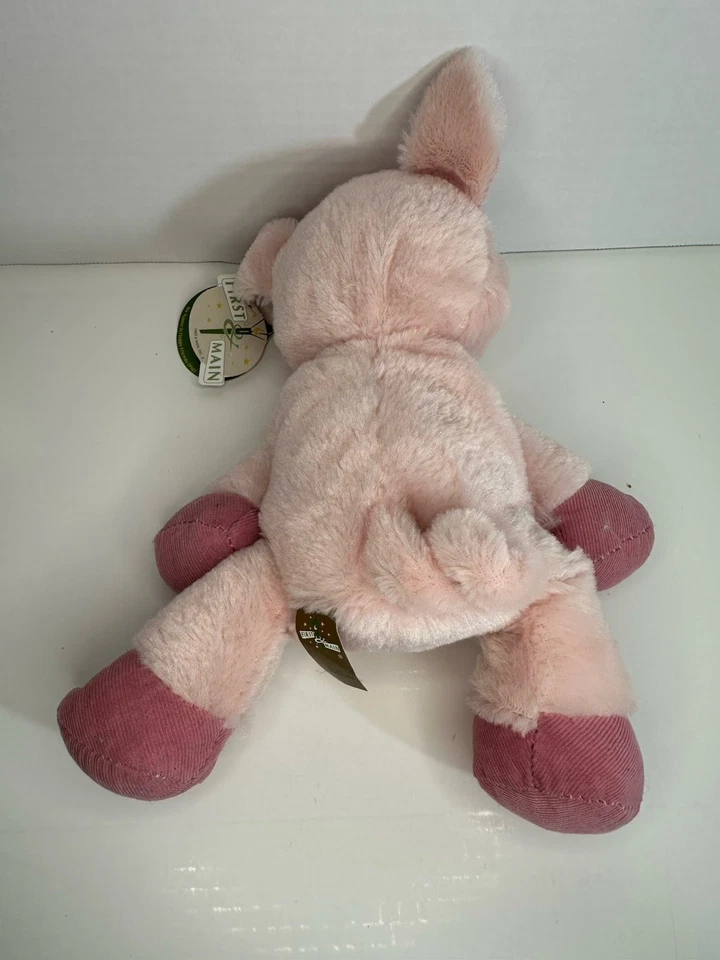 Juguete de peluche First & Main Floppy Friends cerdo rosa 7813 ¡con etiquetas! Foto 4 de 4