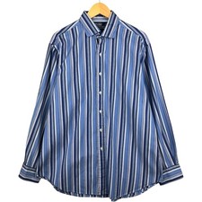 Used Ralph Lauren REGEND CLASSIC FIT long-sleeve wide-collar striped shirt m...