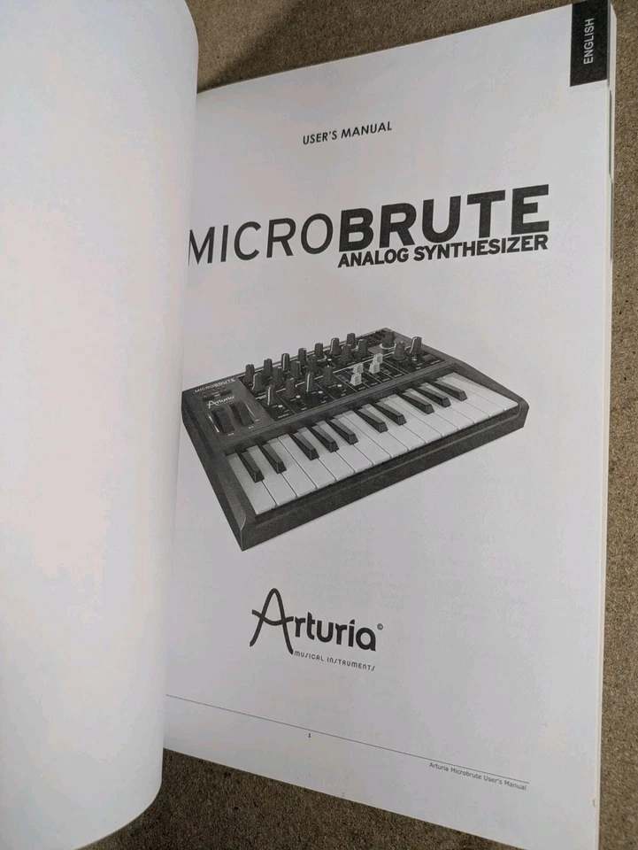Instruction Manual for Arturia MicroBrute Synthesiser User Guide - Image 3 of 4