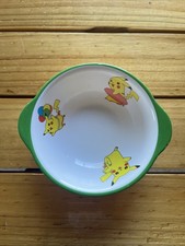 Vintage Pokemon Kids Bowl Dish Pikachu Fataco