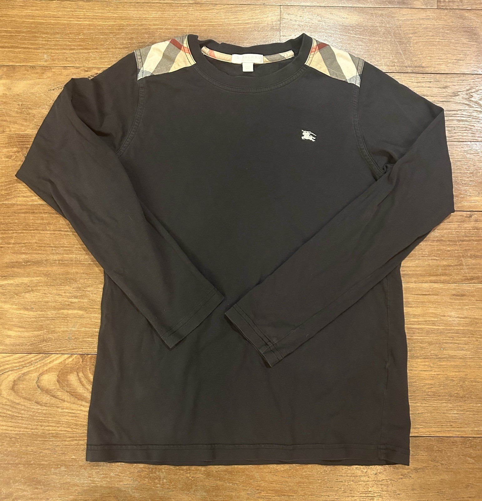 Burberry Children's Long Sleeve Shirt 14y/162cm Black