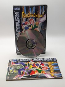 Pandemonium! | Sega Saturn | Complete with Manual | Tested & Working | PAL