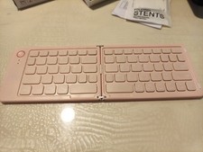 Wireless Foldable Mini Keyboard 3-System Compatible for Tablet/Phone/Laptop