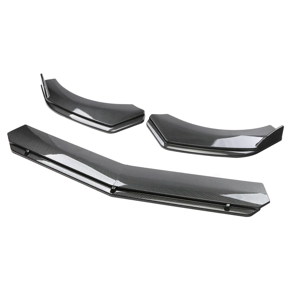 Carbon Fiber Front Bumper Lip Spoiler Body Kit For Subaru Impreza Legacy WRX STI Foto 3 de 4