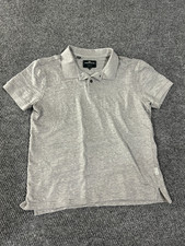 Rodd and Gunn polo shirt mens Medium gray cotton short sleeve sport fit casual