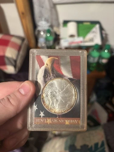 2002 American Silver Eagle $1 Coin, 1 oz .999 Fine Silver, BU Bullion